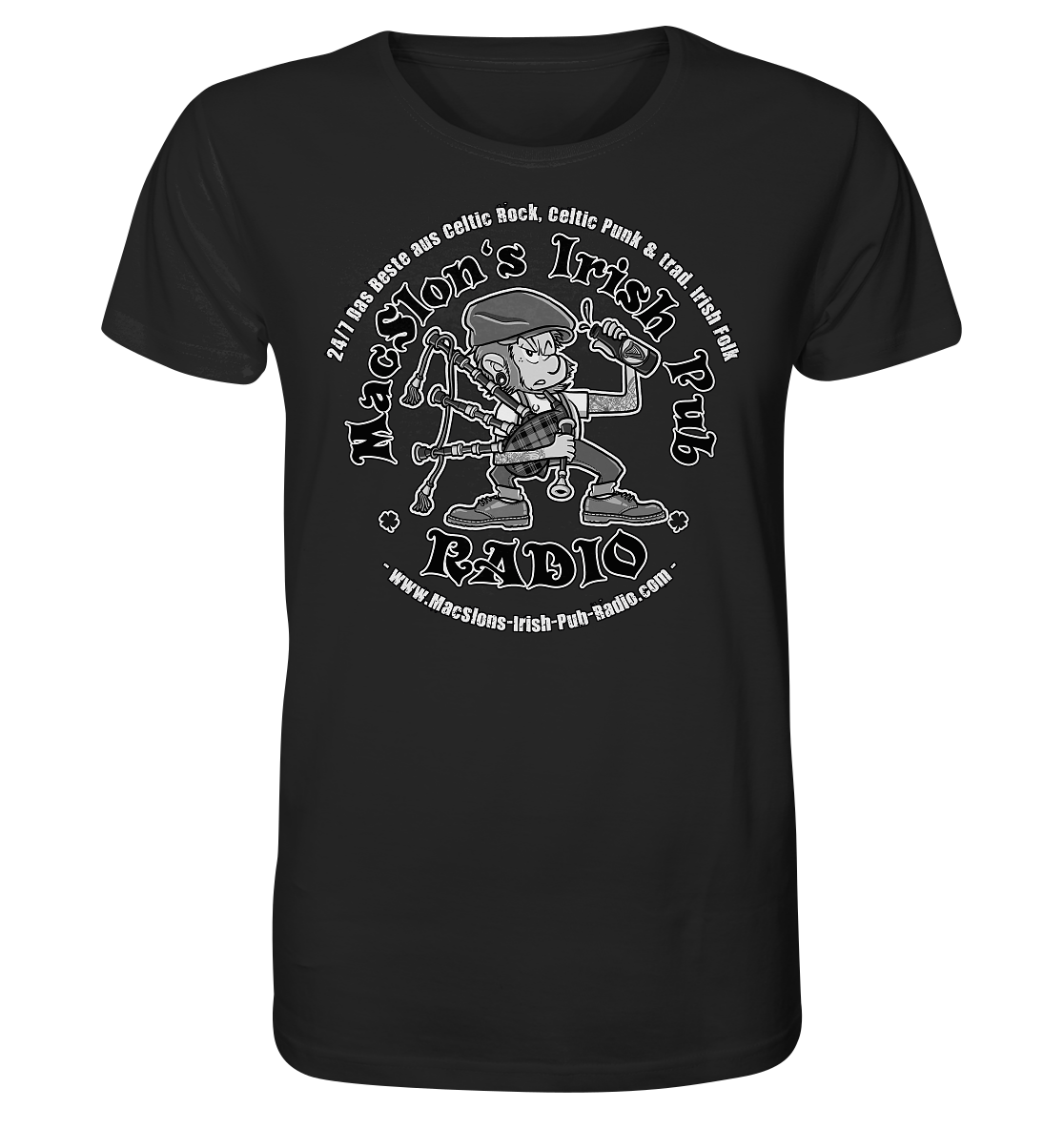 MacSlon's Radio "24/7 - Classic Logo" - Organic Shirt