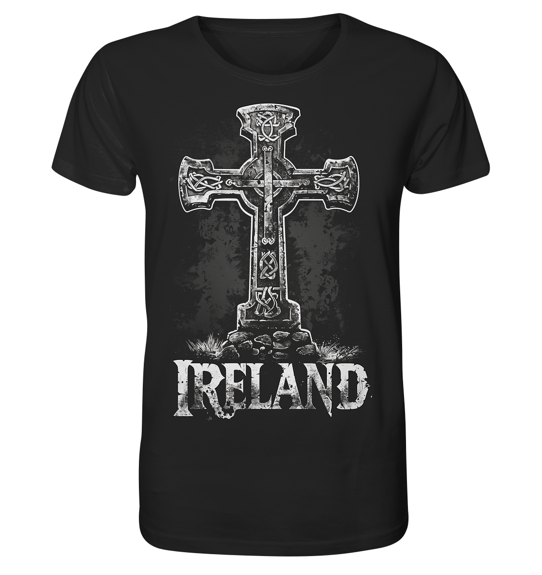 Ireland "Celtic Cross I" - Organic Shirt