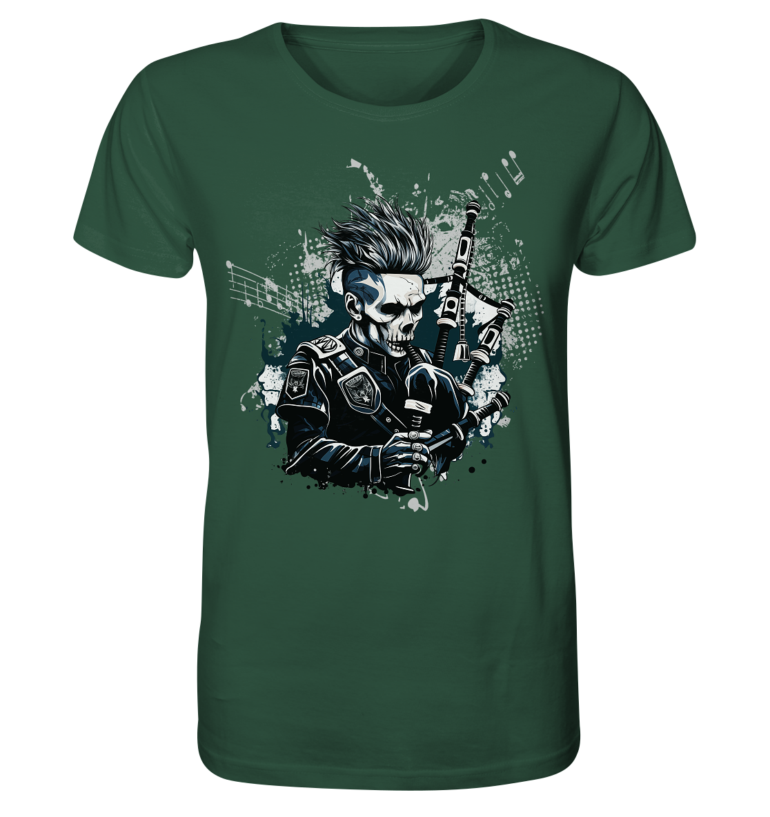 Bagpiper "Skull" - Organic Shirt