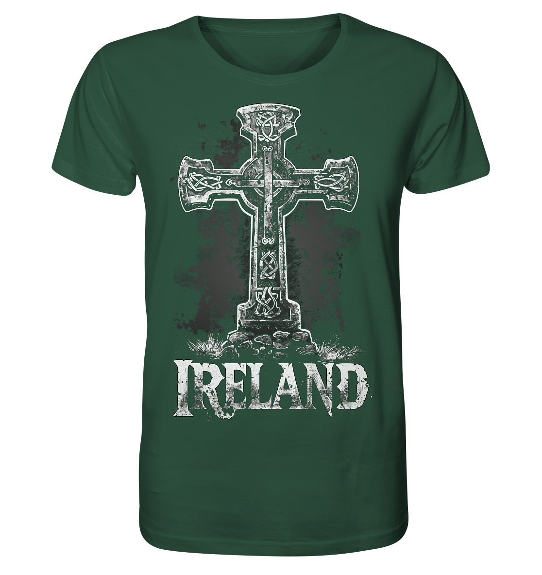 Ireland "Celtic Cross I" - Organic Shirt