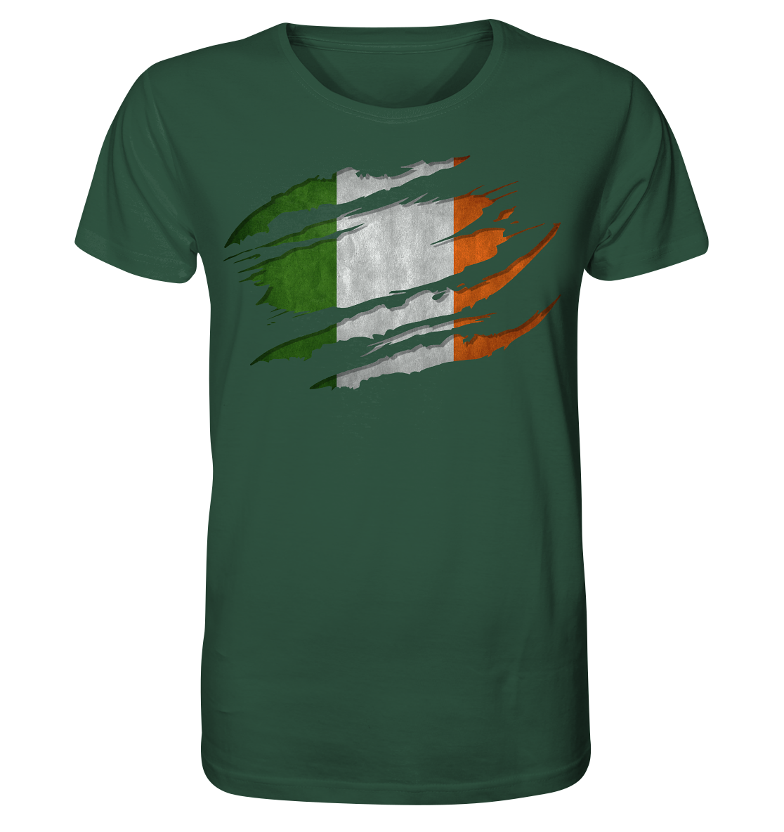 Ireland "Flag Scratch" - Organic Shirt