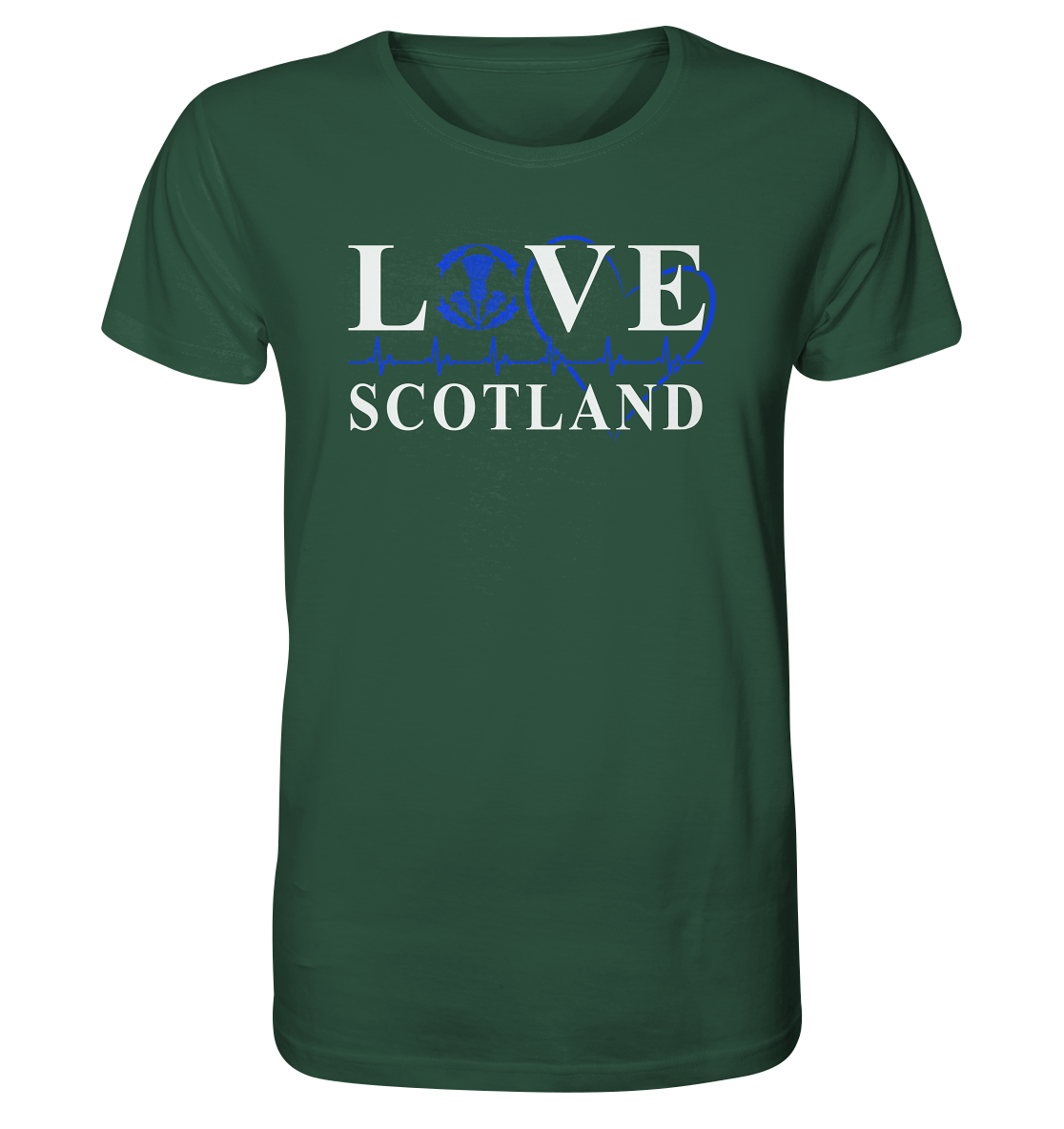 Love Scotland "Heartbeat" - Organic Shirt