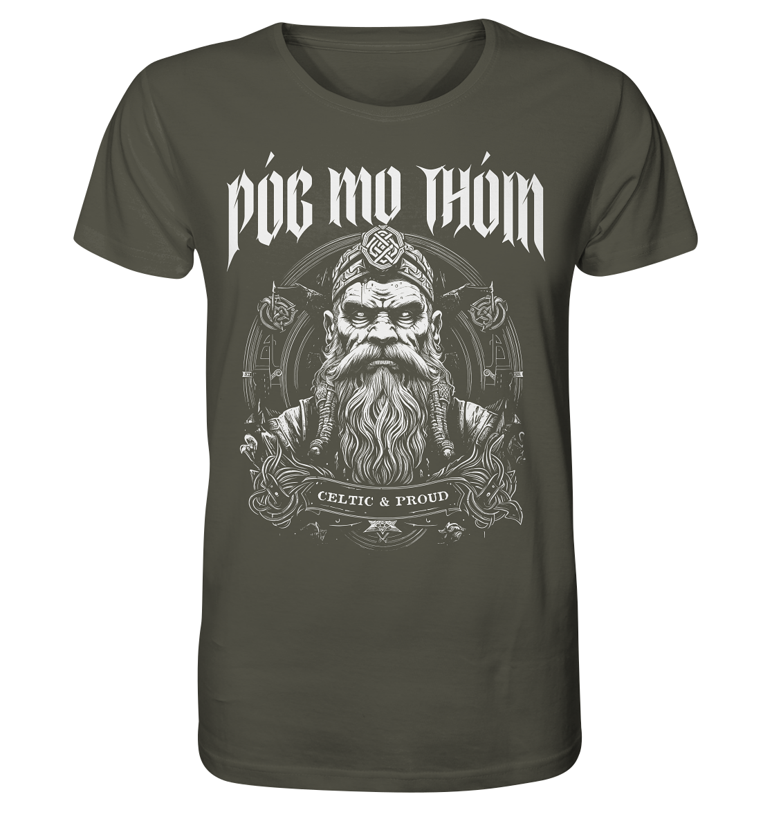 Póg Mo Thóin Streetwear "Celtic & Proud" - Organic Shirt