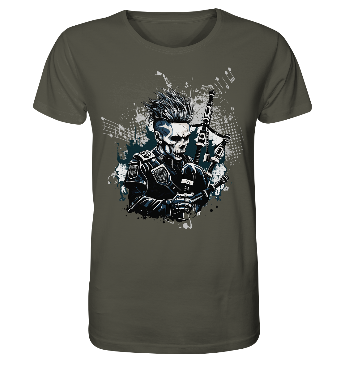 Bagpiper "Skull" - Organic Shirt