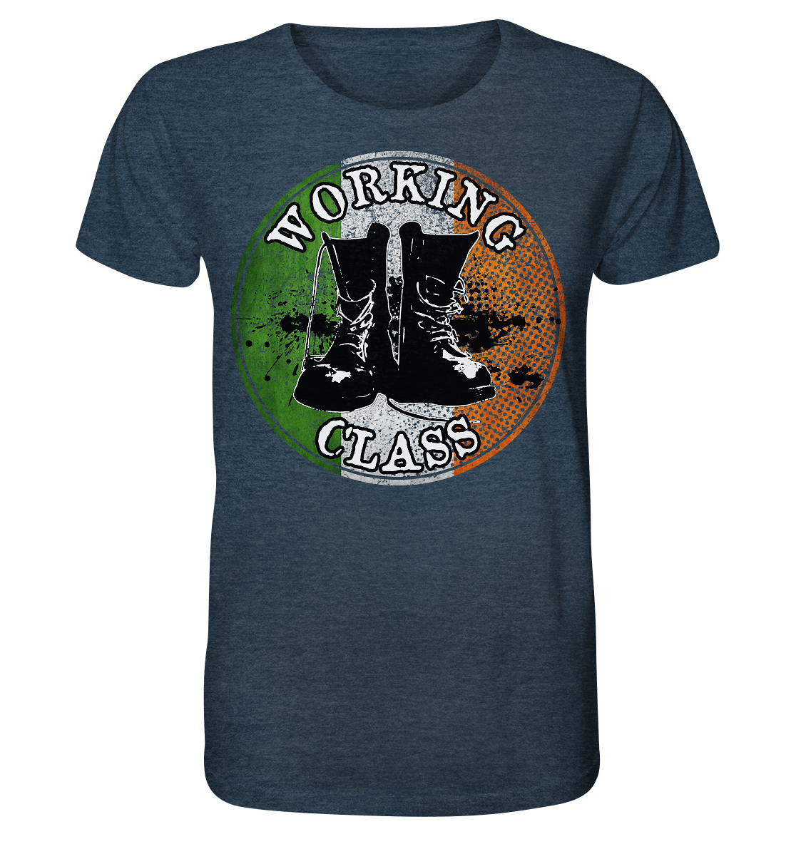 Working Class "Ireland" - Organic Shirt (meliert)