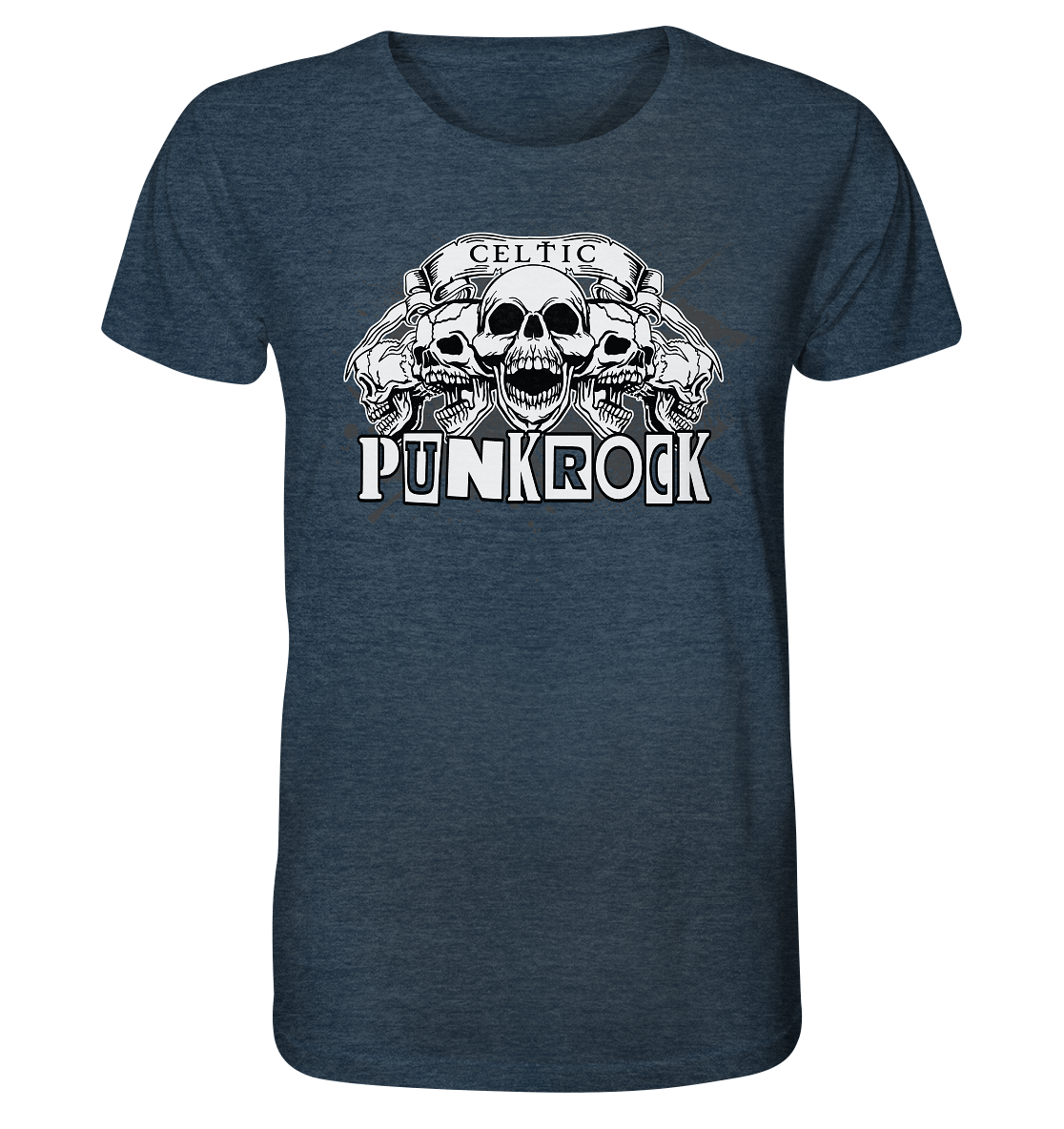Celtic "Punkrock" - Organic Shirt (meliert)