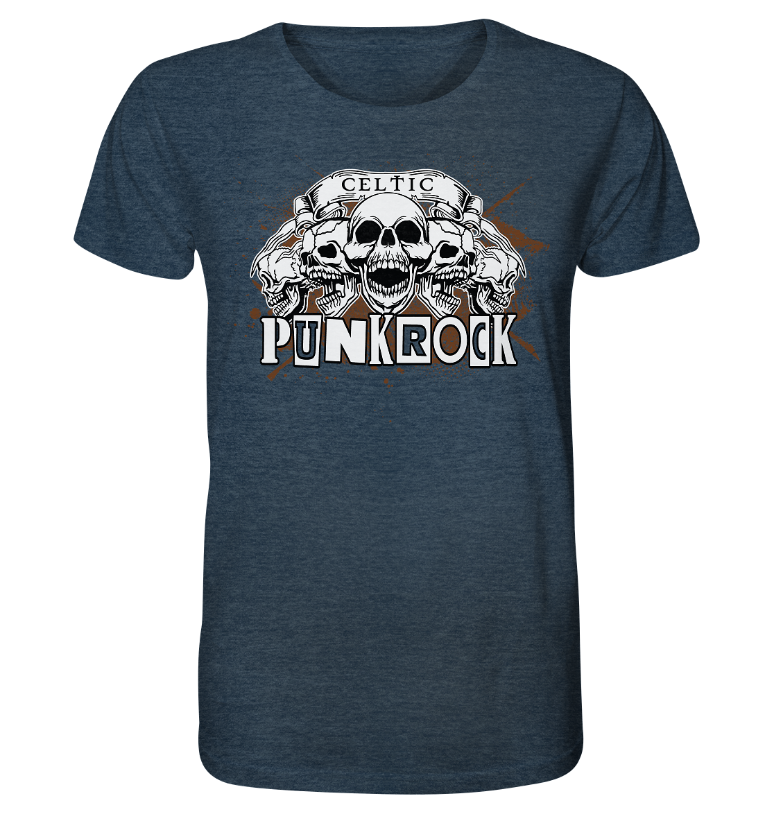Celtic "Punkrock" - Organic Shirt (meliert)