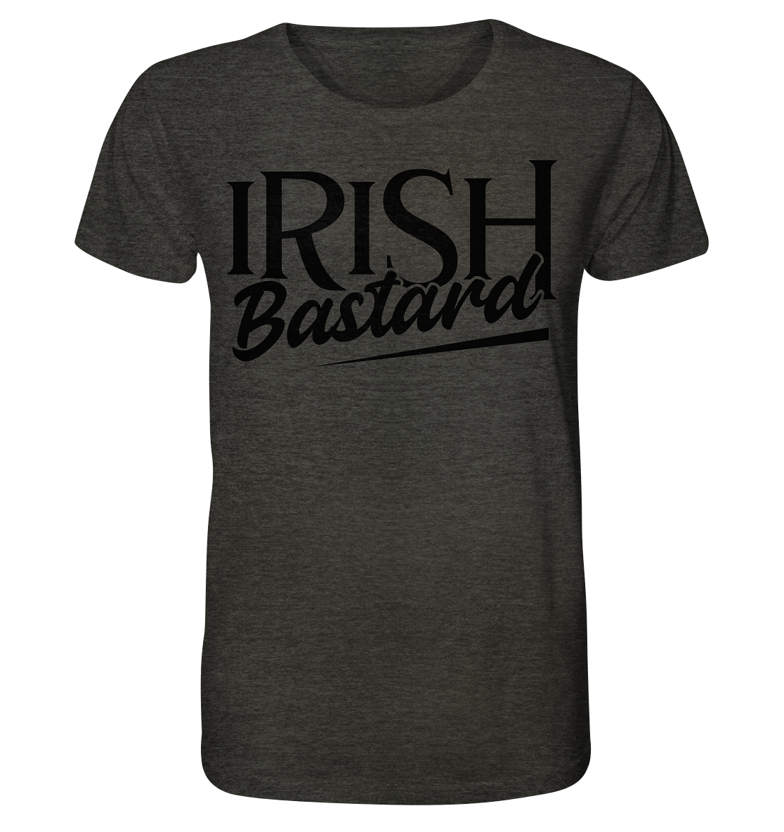 Irish Bastard - Organic Shirt (meliert)