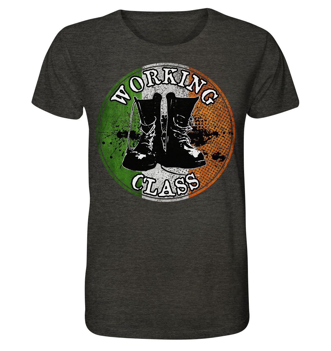 Working Class "Ireland" - Organic Shirt (meliert)