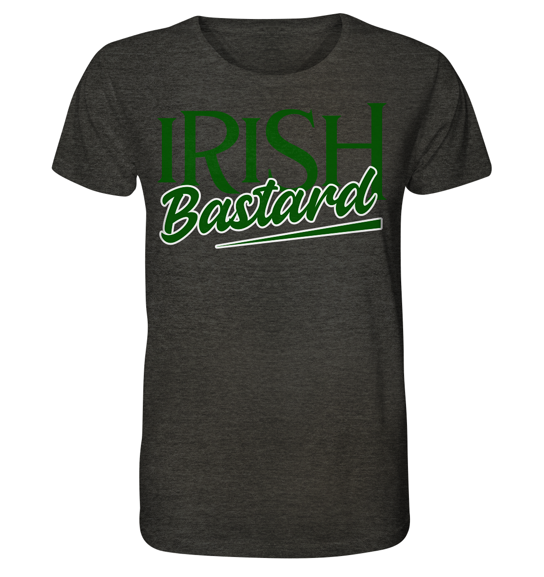 Irish Bastard - Organic Shirt (meliert)