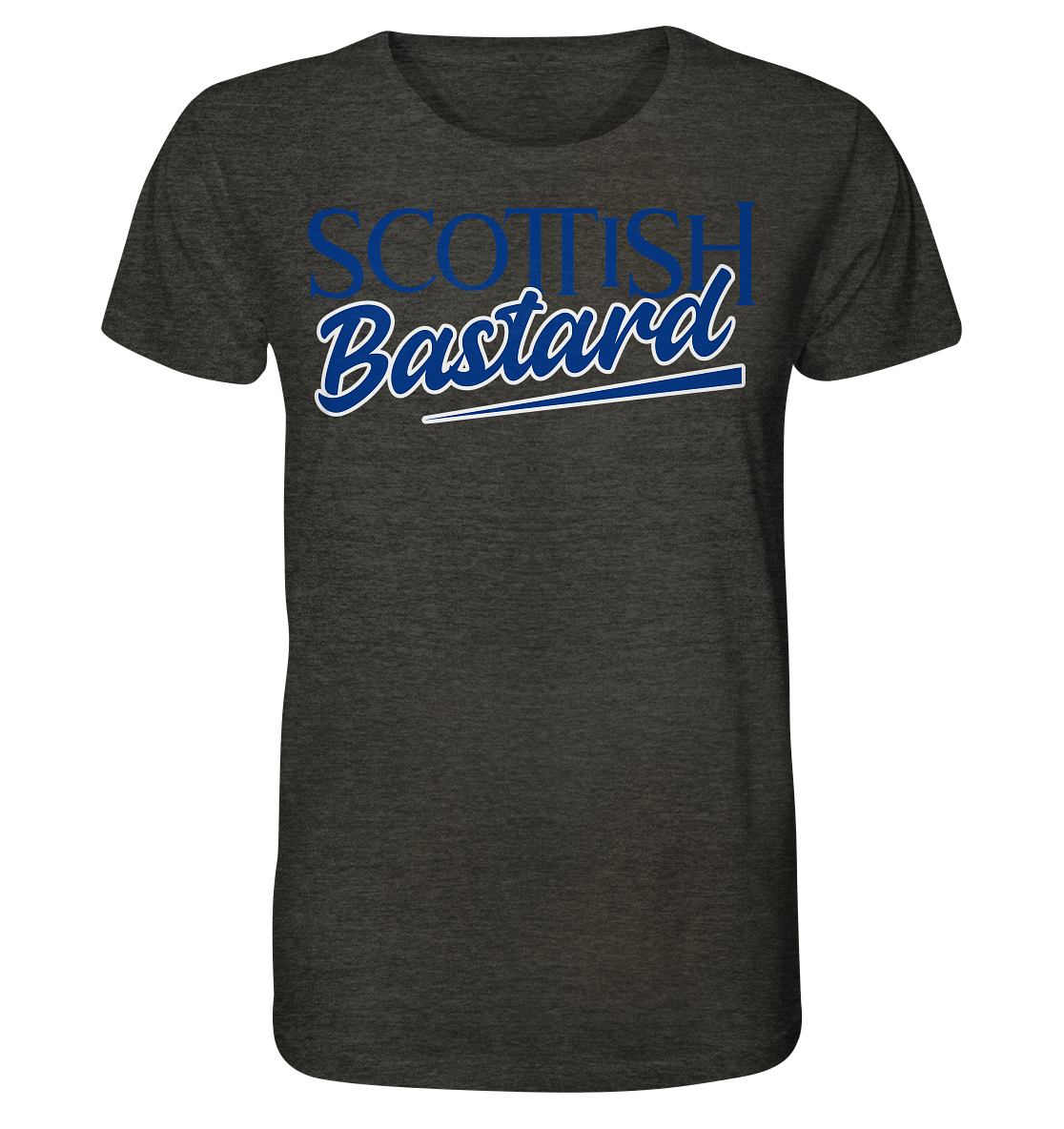 Scottish Bastard - Organic Shirt (meliert)
