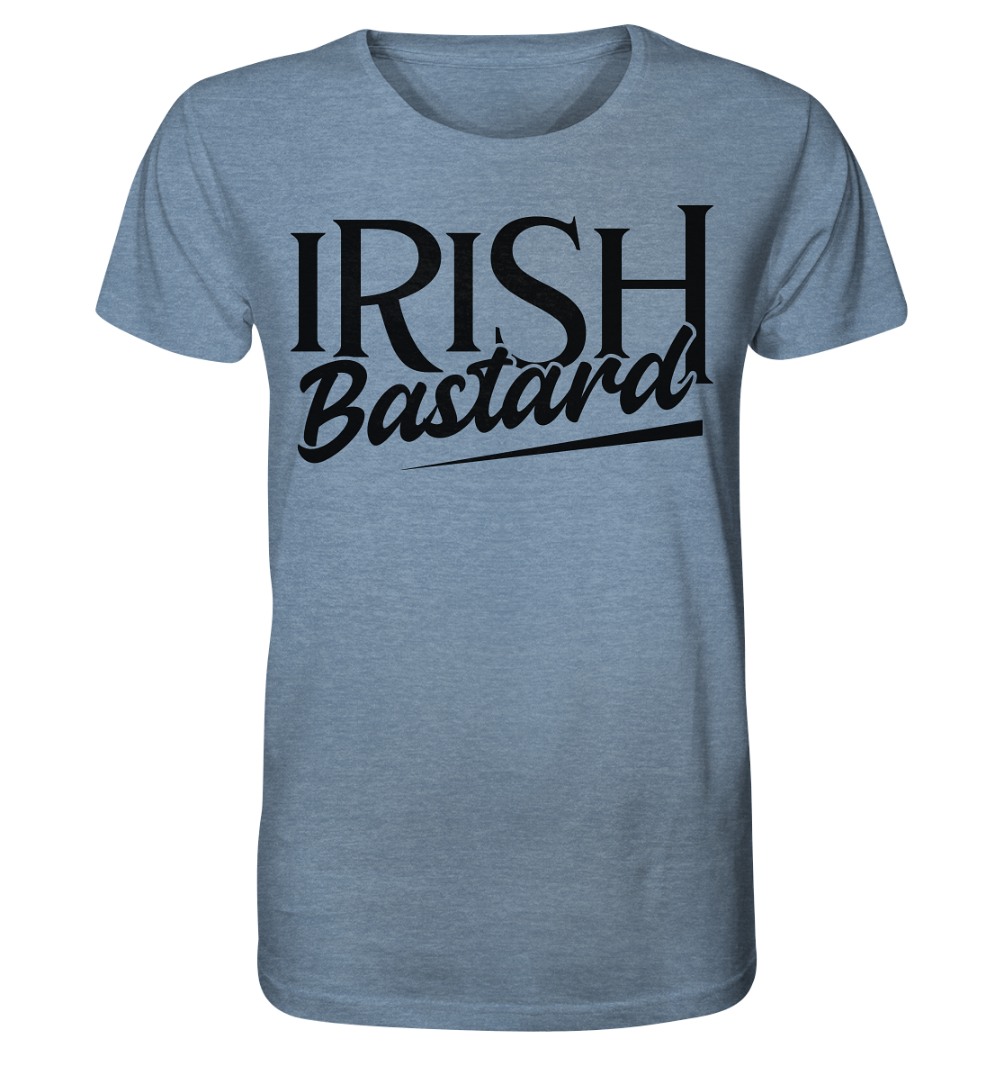 Irish Bastard - Organic Shirt (meliert)
