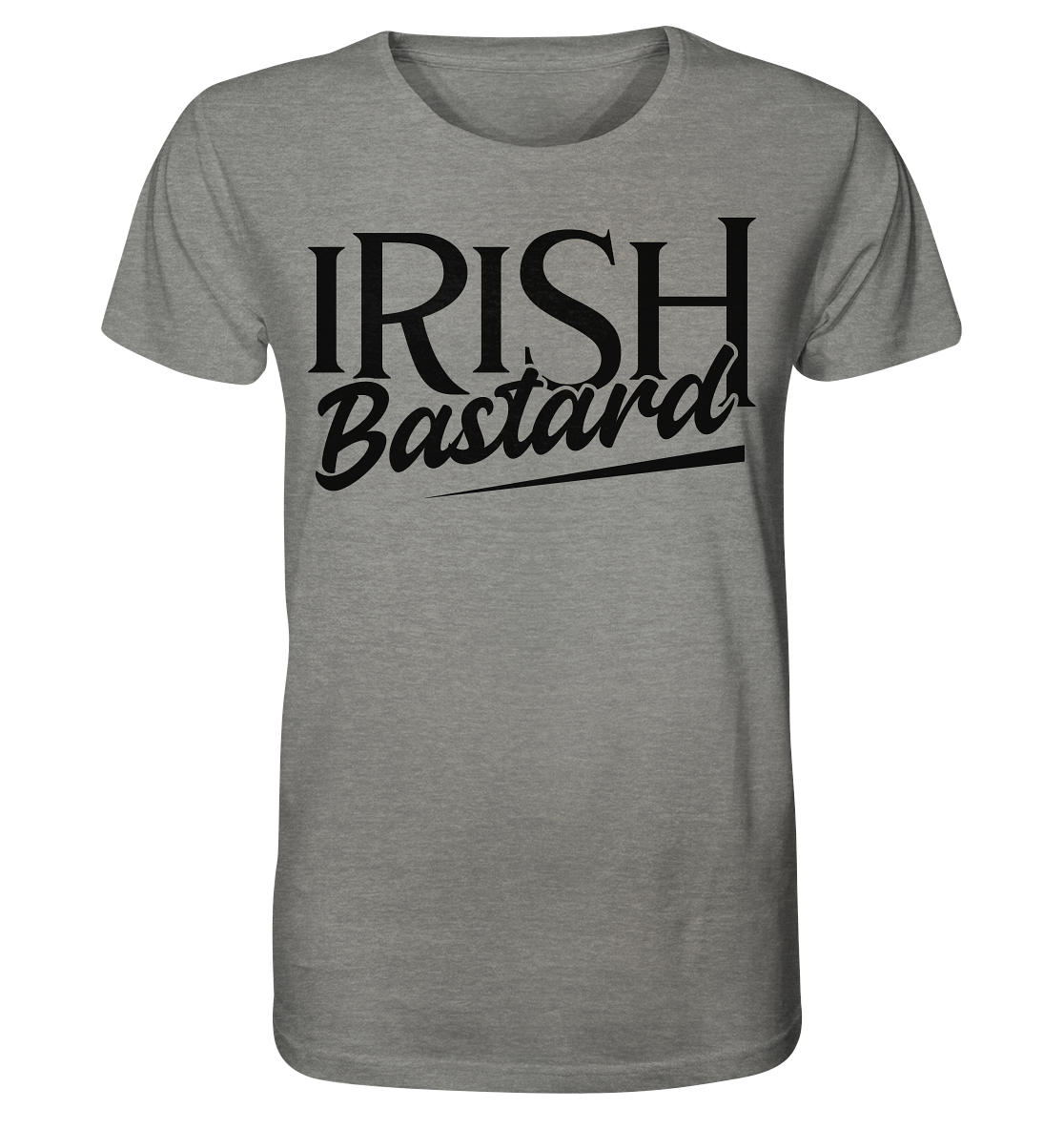 Irish Bastard - Organic Shirt (meliert)