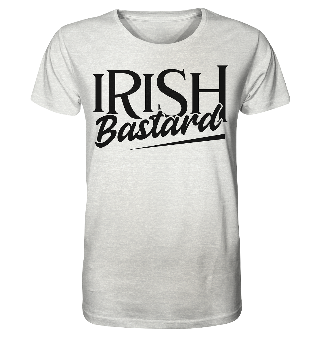 Irish Bastard - Organic Shirt (meliert)