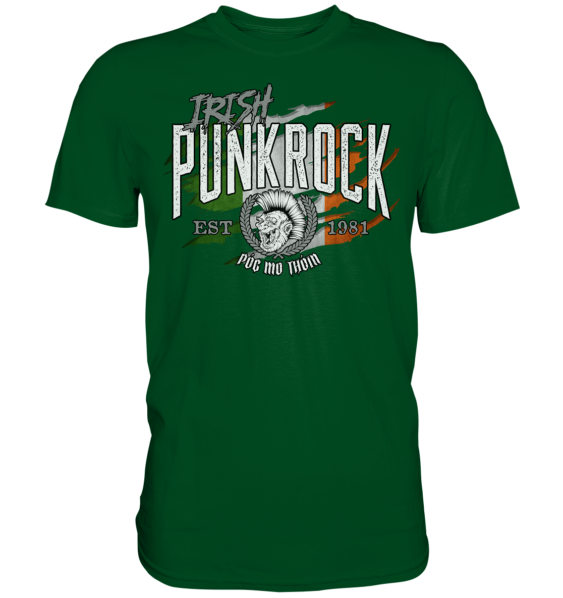 Póg Mo Thóin Streetwear "Irish Punkrock / Scratch" - Premium Shirt