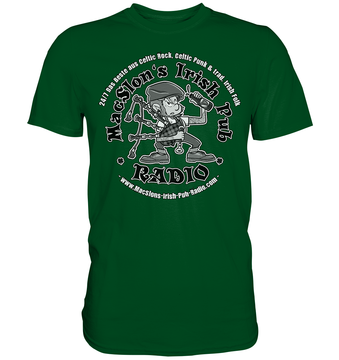 MacSlon's Radio "24/7 - Classic Logo" - Premium Shirt