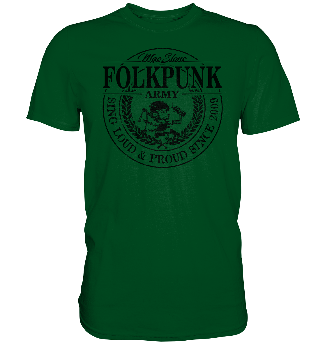 MacSlon's "Folkpunk Army" - Premium Shirt