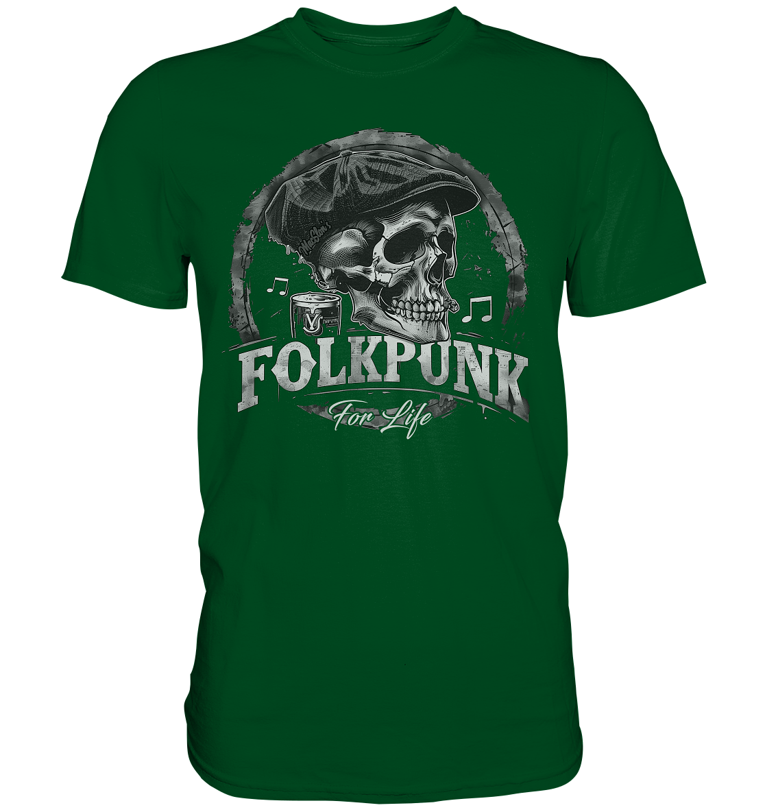 Folkpunk "For Life I" - Premium Shirt