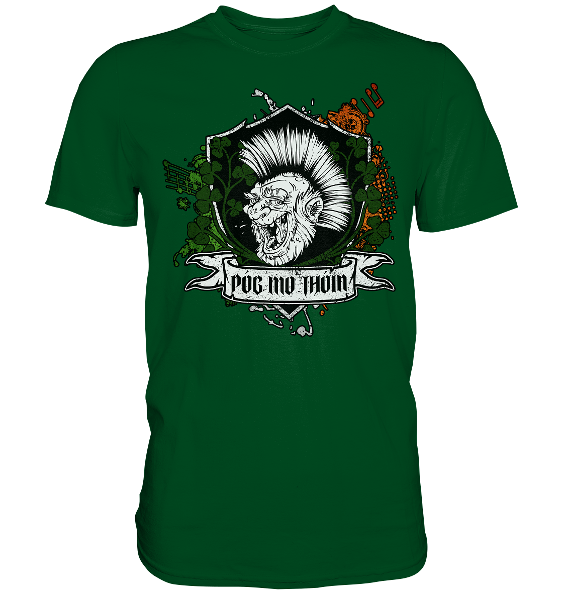 Póg Mo Thóin Streetwear "Crest" - Premium Shirt