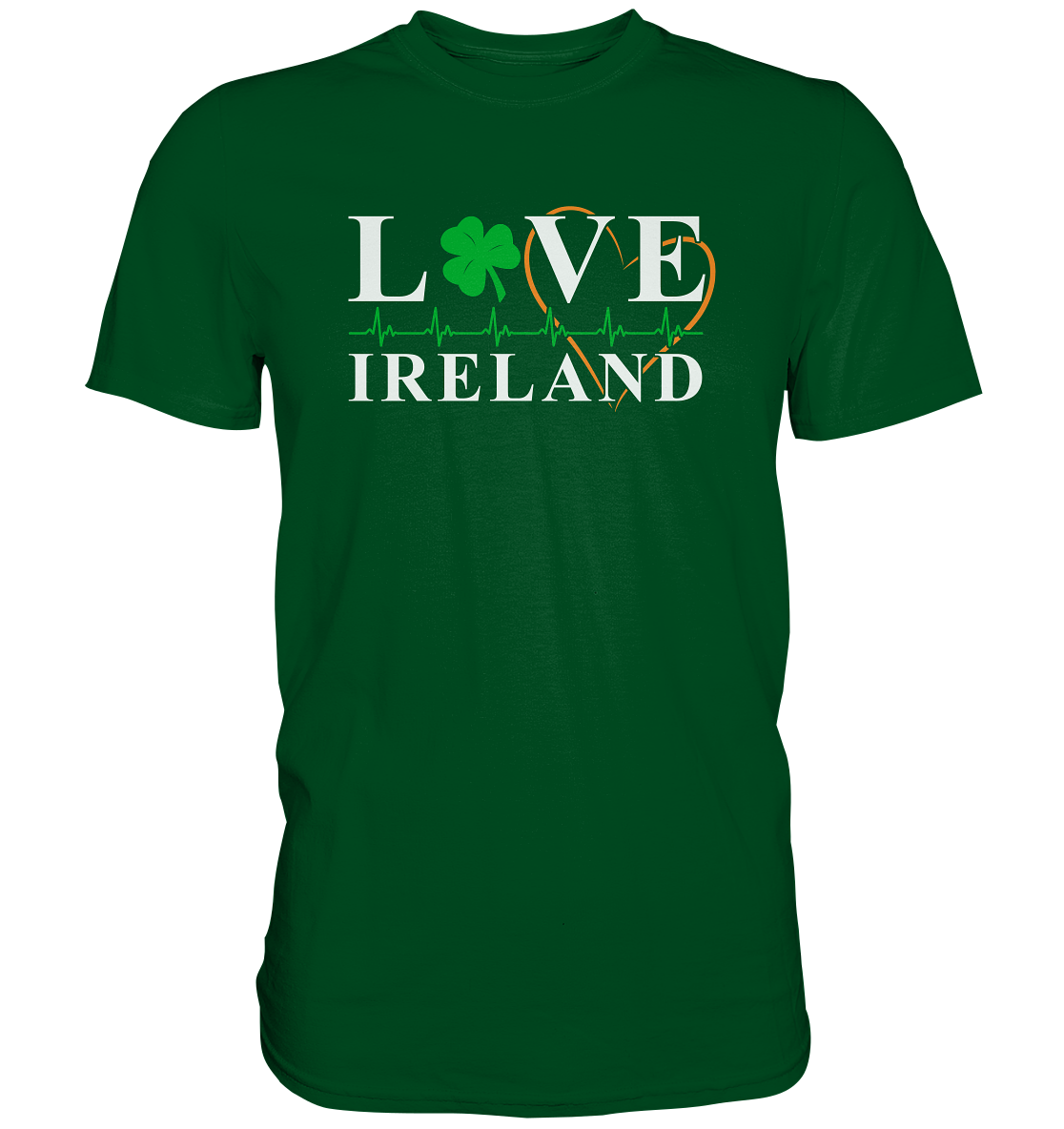 Love Ireland "Heartbeat" - Premium Shirt