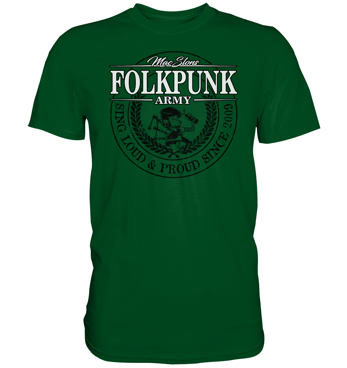 MacSlon's "Folkpunk Army" - Premium Shirt