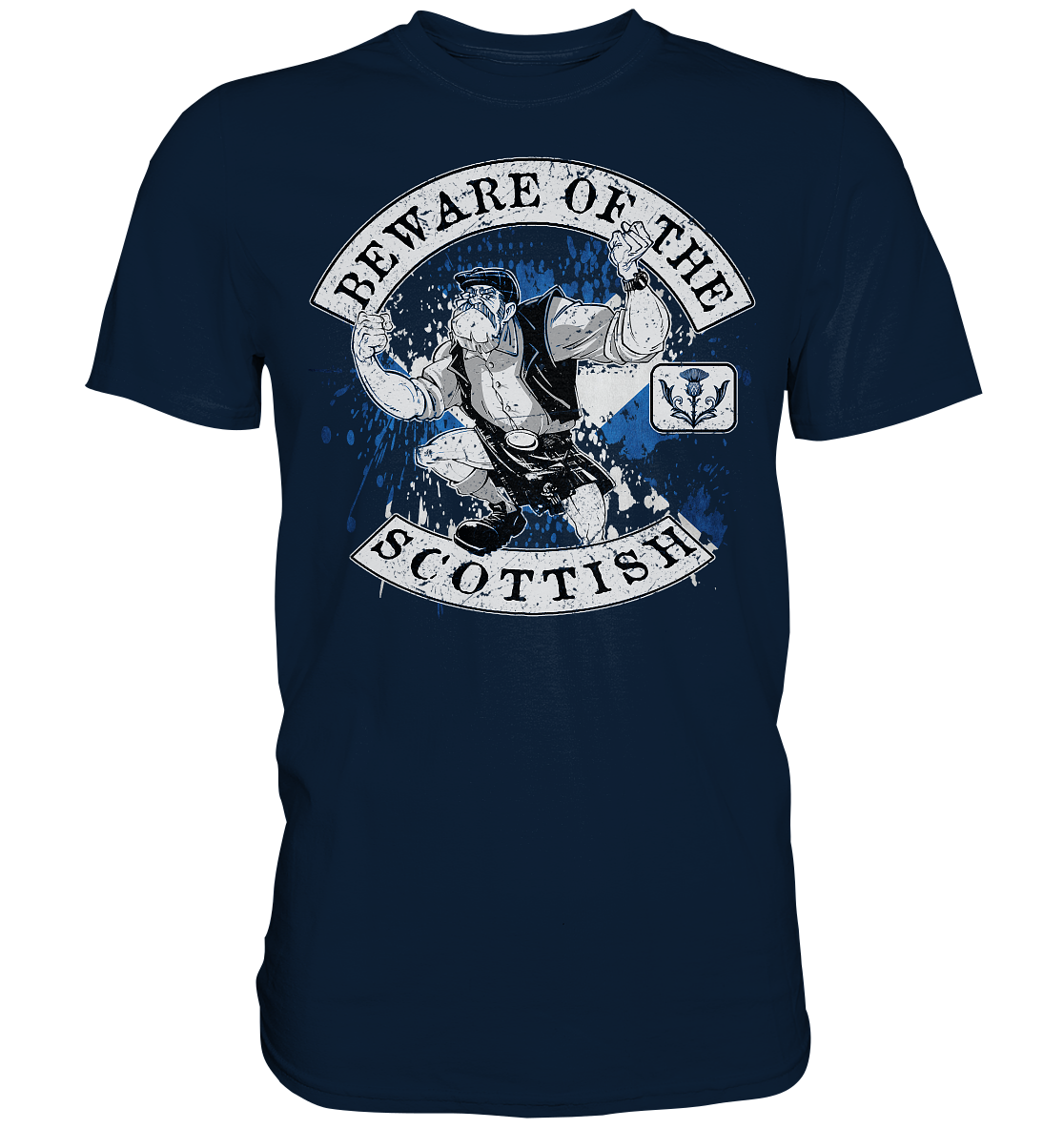 Beware Of The Scottish - Premium Shirt