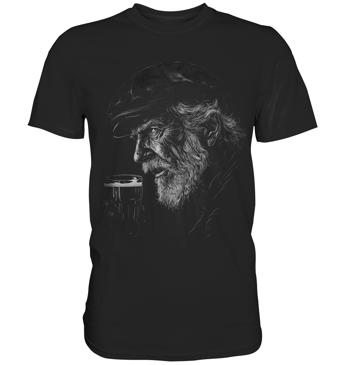 Old Irish Man "Pint I" - Premium Shirt