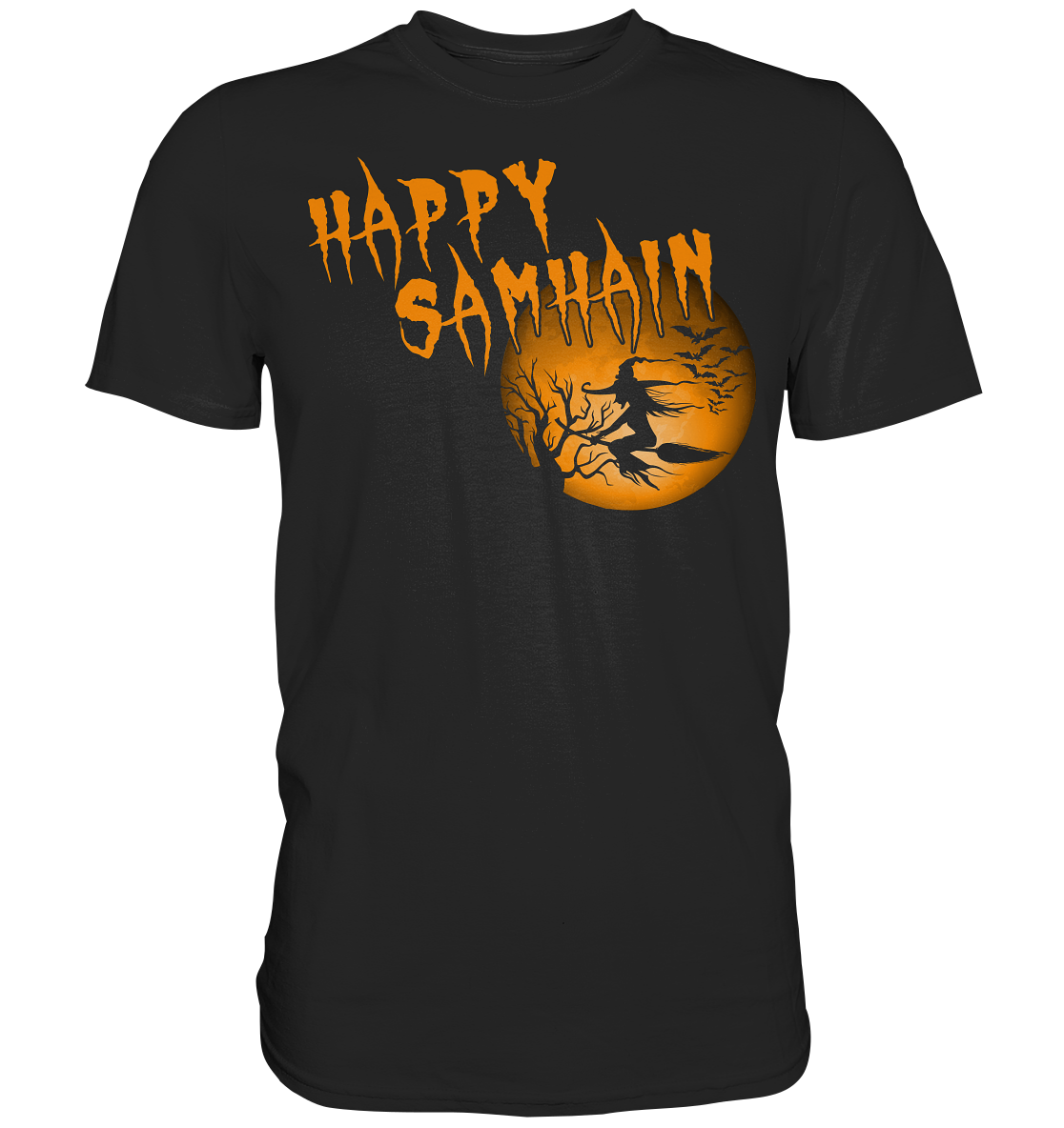 Happy Samhain "Moon" - Premium Shirt