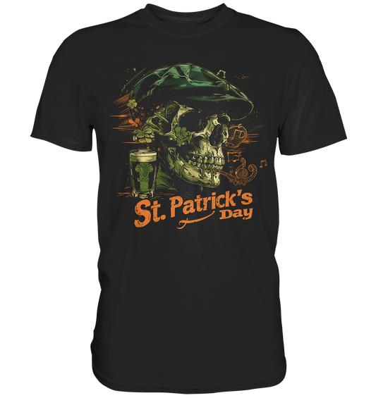 St. Patrick's Day "Flatcap / Skull I" - Premium Shirt