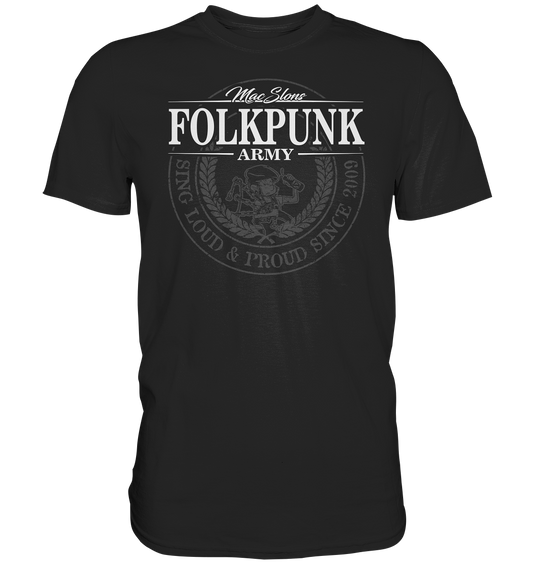 MacSlon's "Folkpunk Army" - Premium Shirt