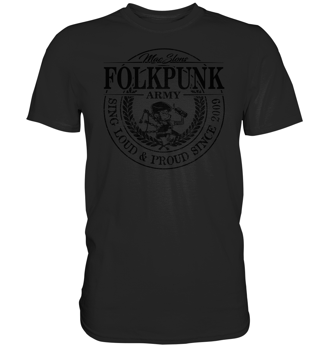 MacSlon's "Folkpunk Army" - Premium Shirt