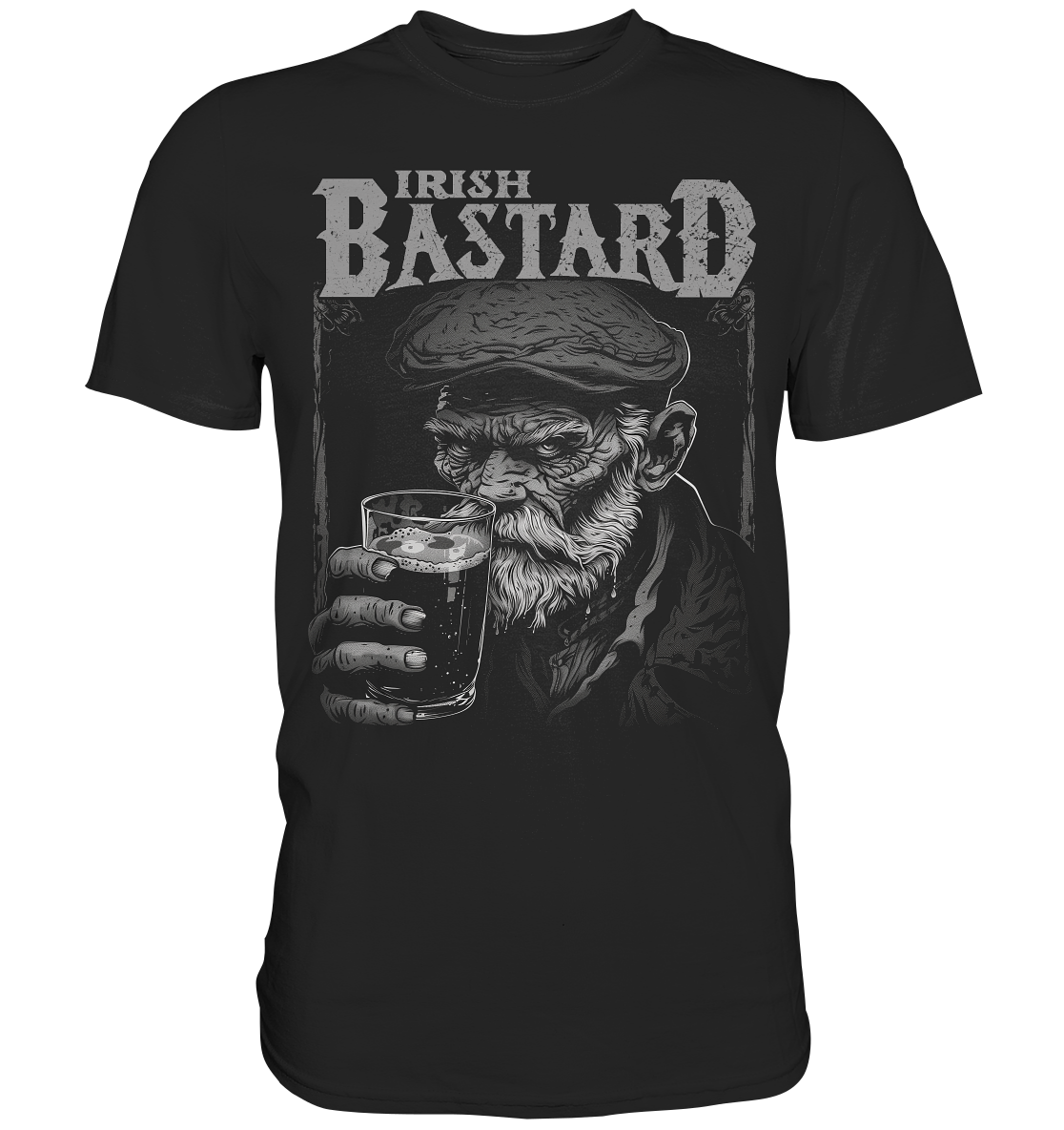 Irish Bastard "Old Irish Man I" - Premium Shirt