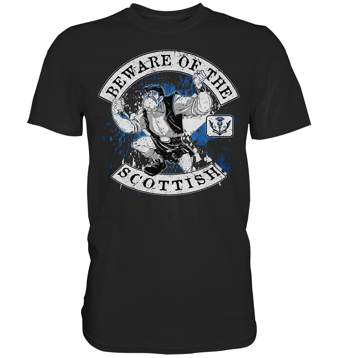 Beware Of The Scottish - Premium Shirt