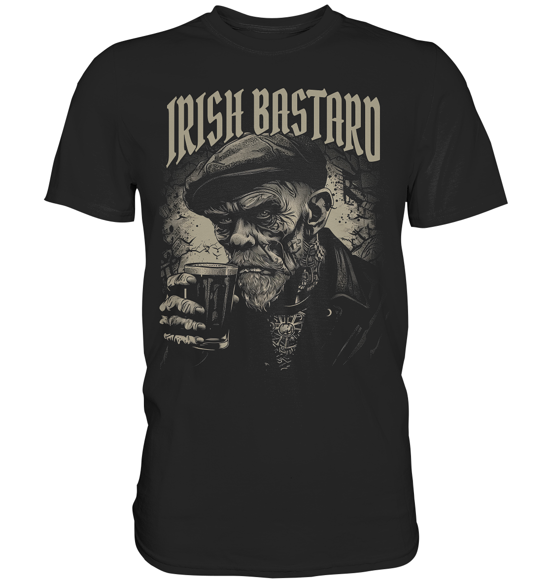 Irish Bastard "Old Irish Man III" - Premium Shirt