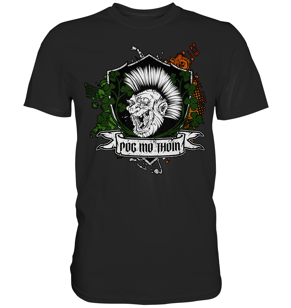 Póg Mo Thóin Streetwear "Crest" - Premium Shirt