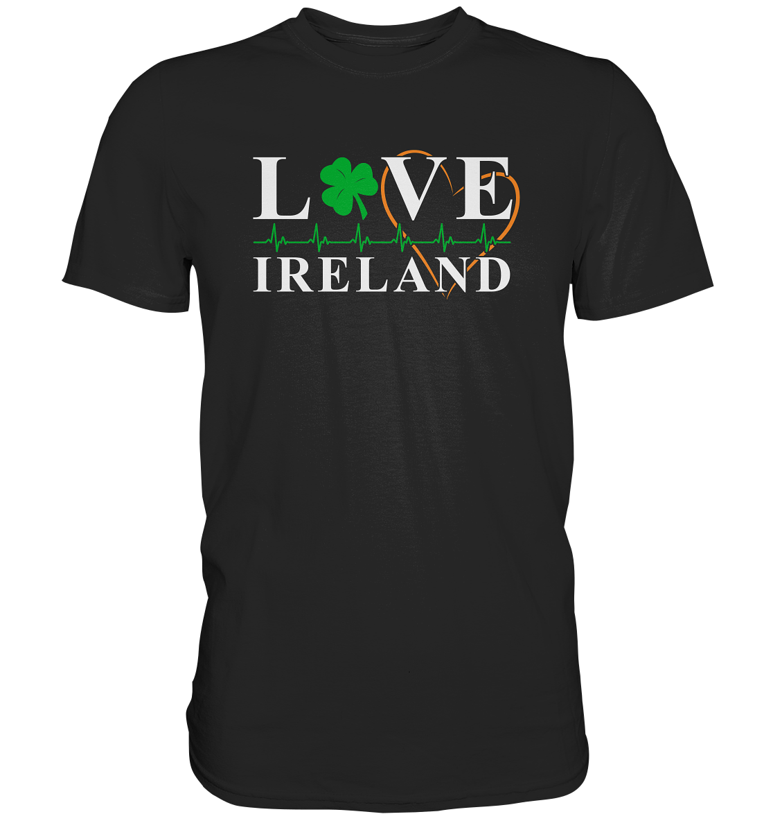 Love Ireland "Heartbeat" - Premium Shirt