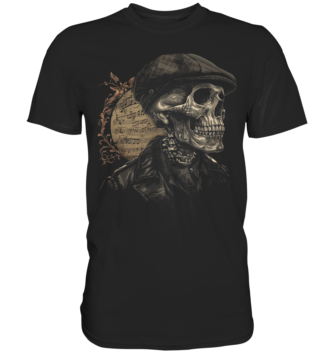 Skull "Flatcap II" - Premium Shirt
