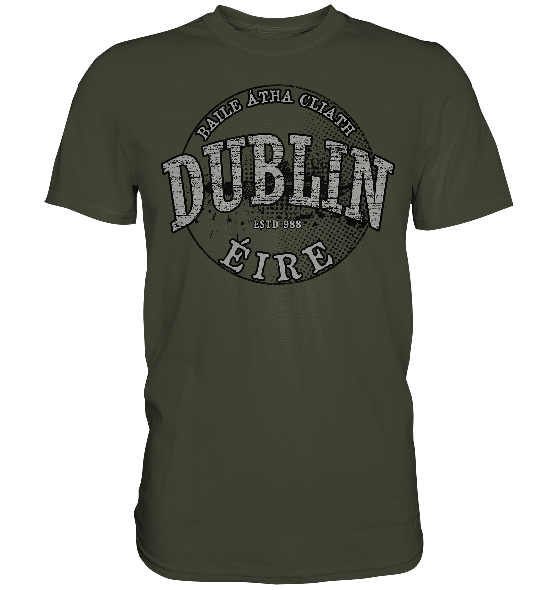 Dublin "Estd 988 / Baile Átha Cliath / Éire" - Premium Shirt