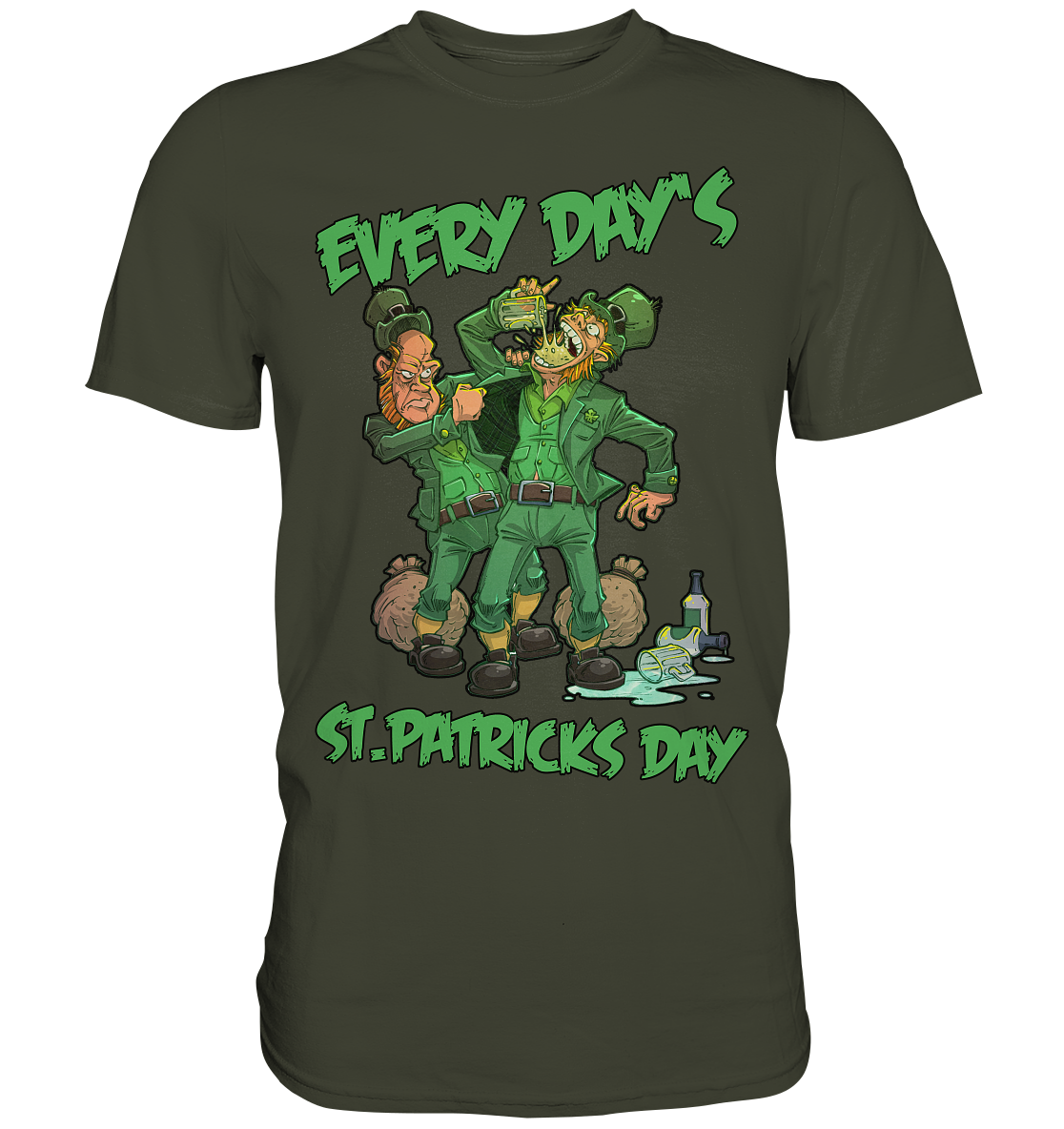 Every Day's St.Patricks Day "Leprechauns" - Premium Shirt