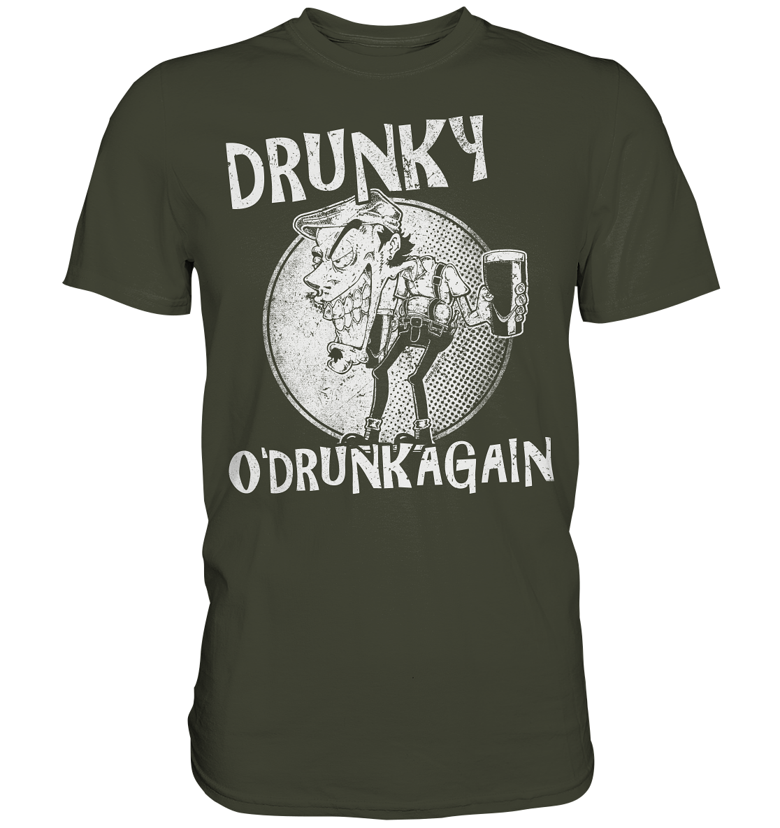Drunky O'Drunkagain - Premium Shirt