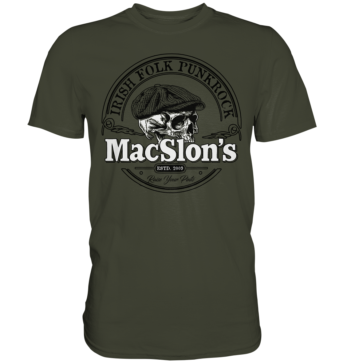 MacSlon's "Estd. 2009 / Irish Folk Punkrock II" - Premium Shirt
