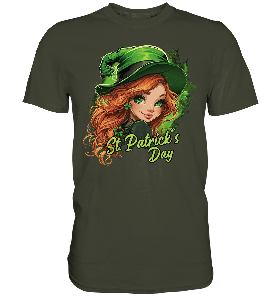 St. Patrick's Day "Leprechaun Girl I" - Premium Shirt