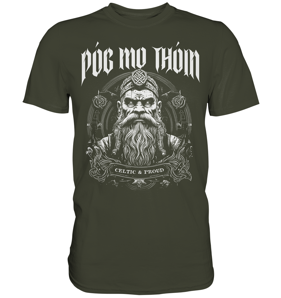 Póg Mo Thóin Streetwear "Celtic & Proud" - Premium Shirt