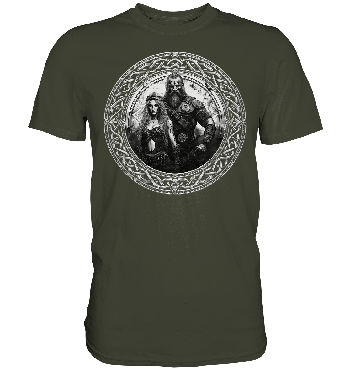 Celtic Warrior "Couple" - Premium Shirt