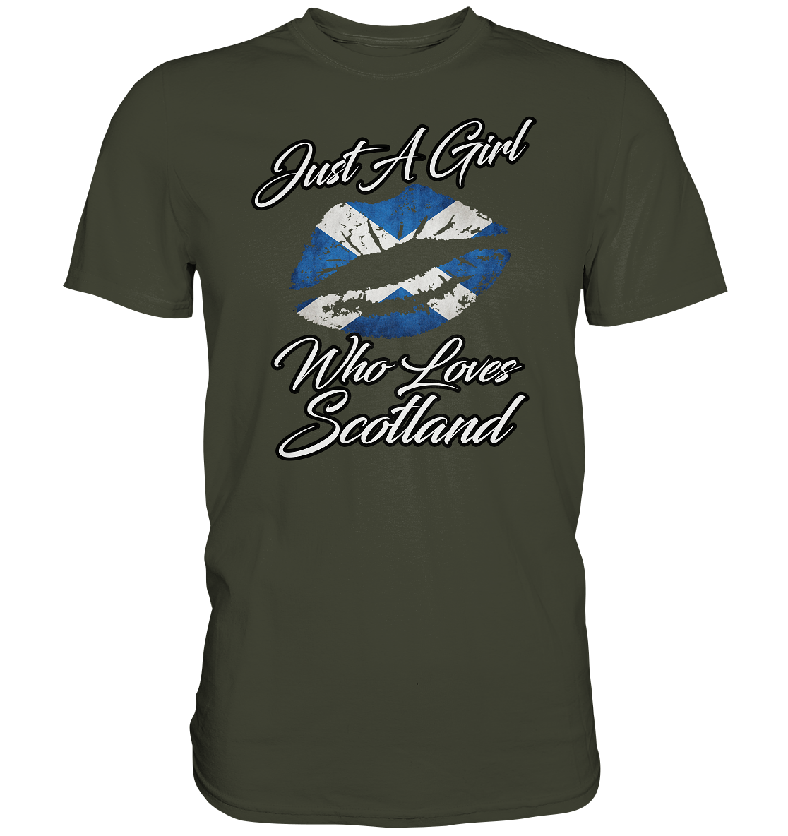 Just a Girl Who Loves Scotland - Premium Shirt