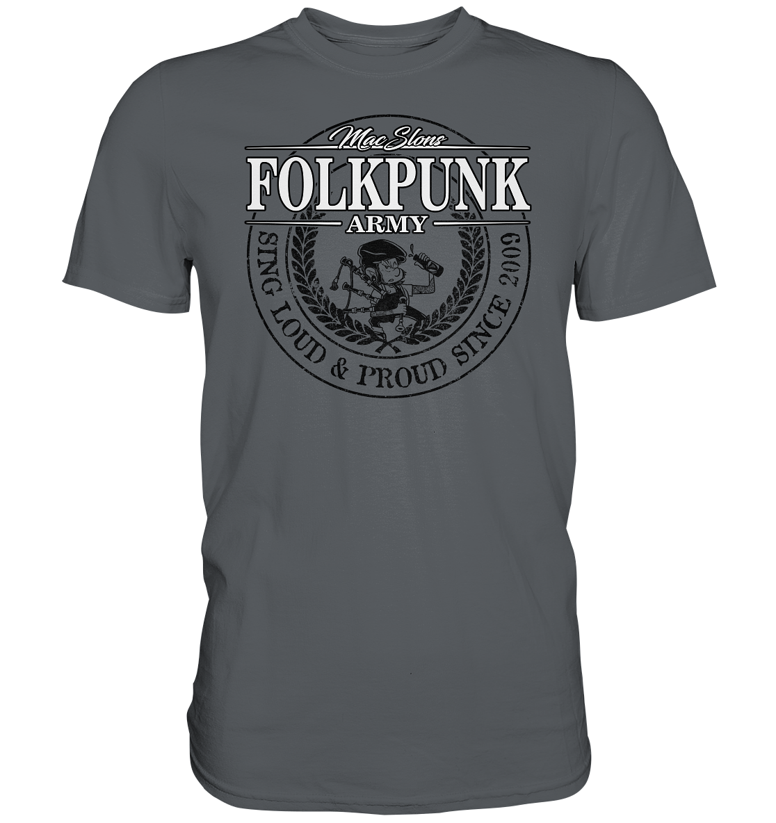 MacSlon's "Folkpunk Army" - Premium Shirt