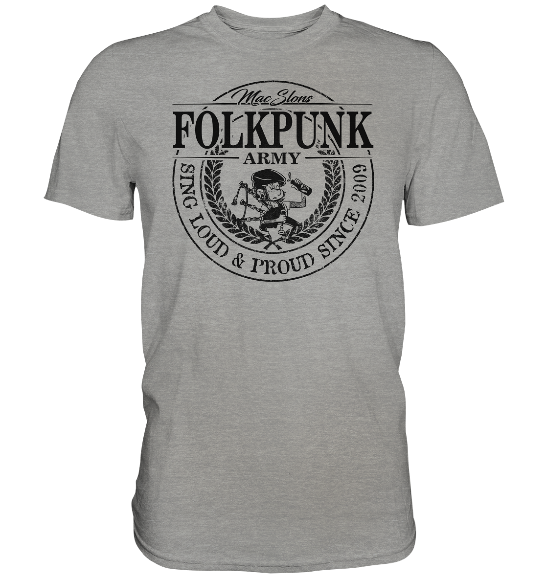 MacSlon's "Folkpunk Army" - Premium Shirt
