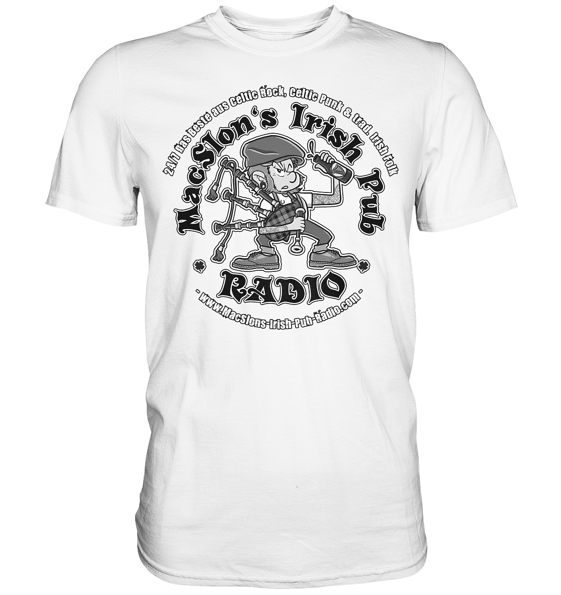 MacSlon's Radio "24/7 - Classic Logo" - Premium Shirt