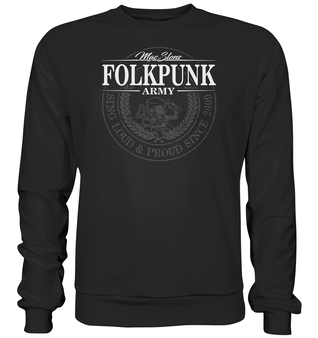 MacSlon's "Folkpunk Army" - Premium Sweatshirt