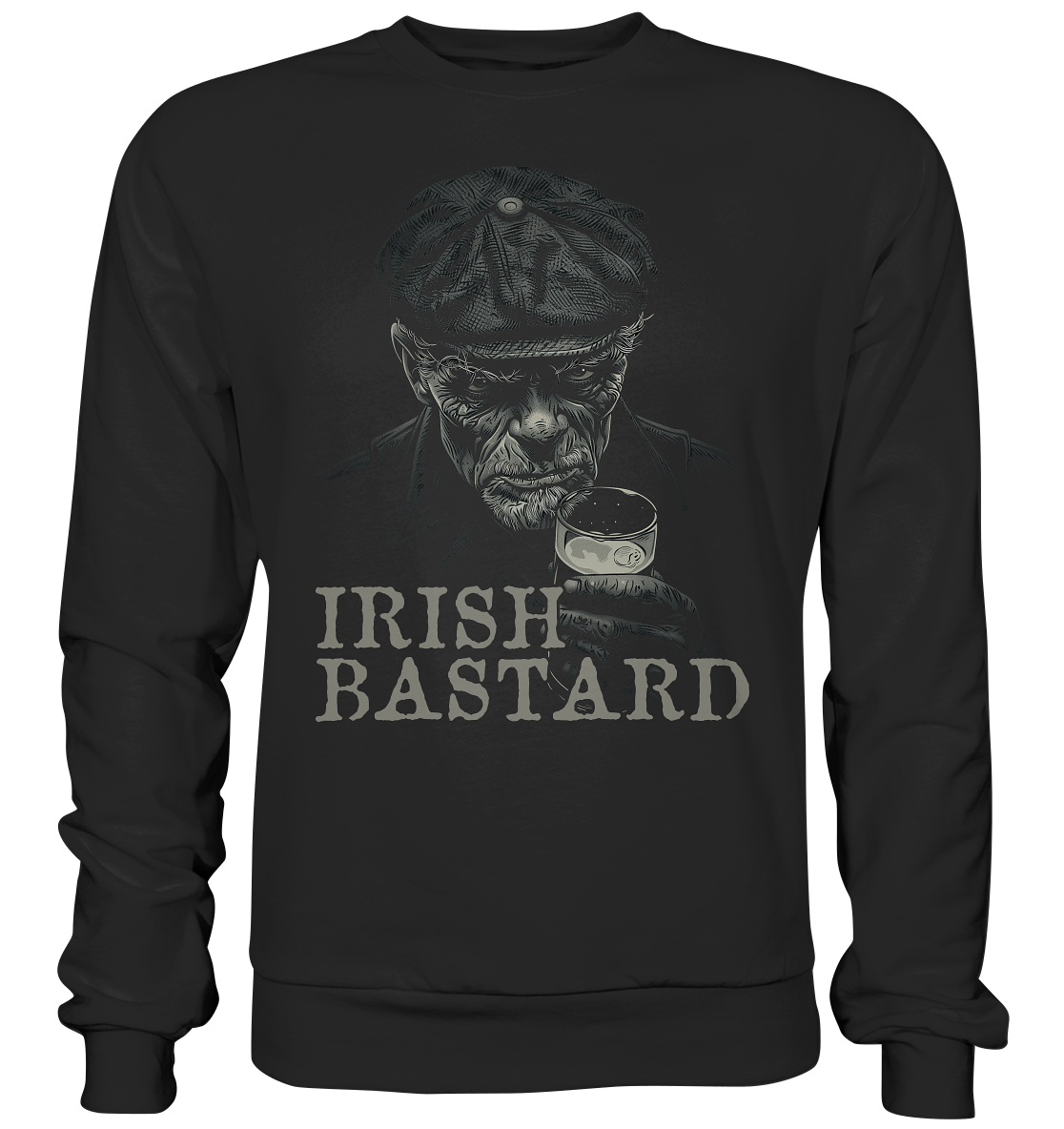 Irish Bastard "Old Irish Man VI" - Premium Sweatshirt